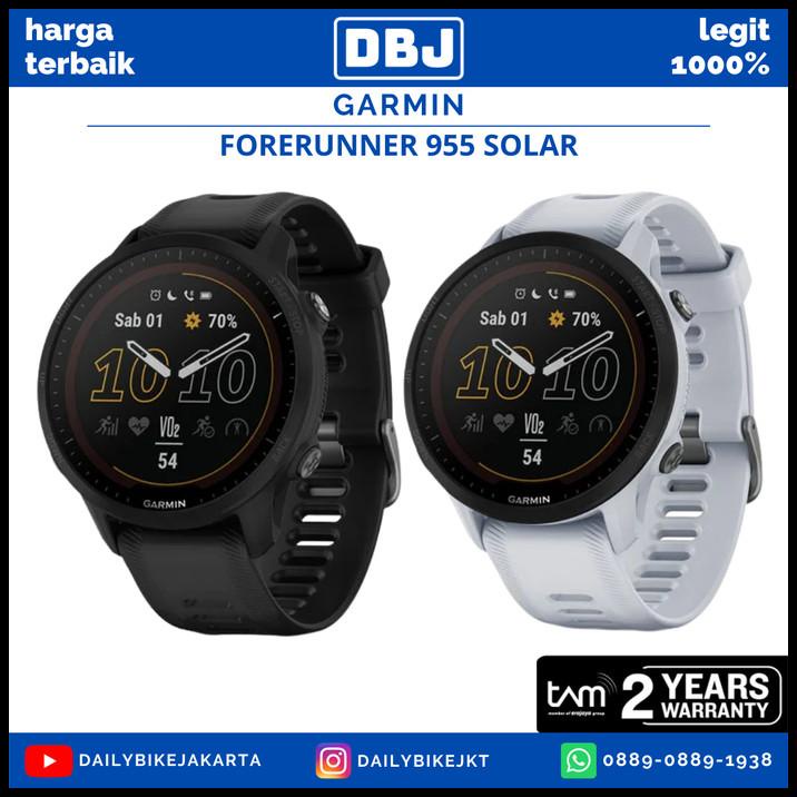 Garmin Smartwatch Forerunner 955 Solar Jam Tangan Olahraga Garmin