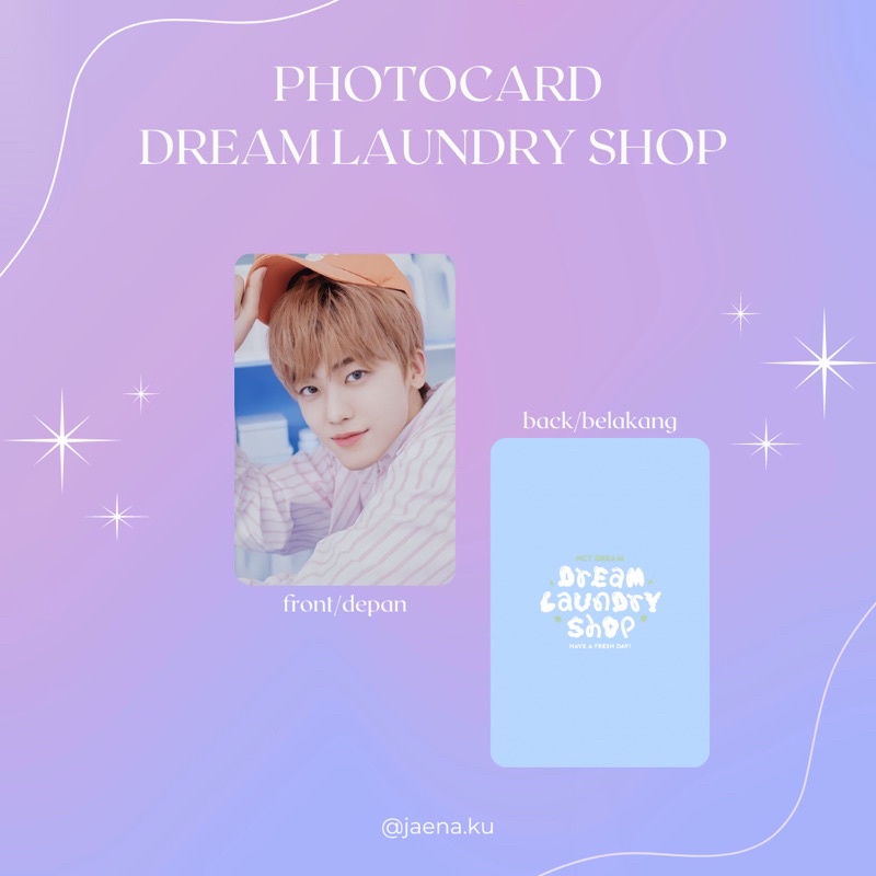 [NCT DREAM] PHOTOCARD DREAM LAUNDRY SHOP ‼️BACA DESKRIPSI‼️