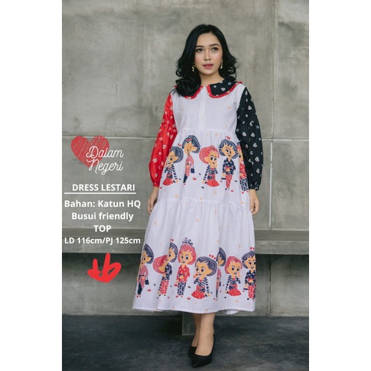 dress batik lestari