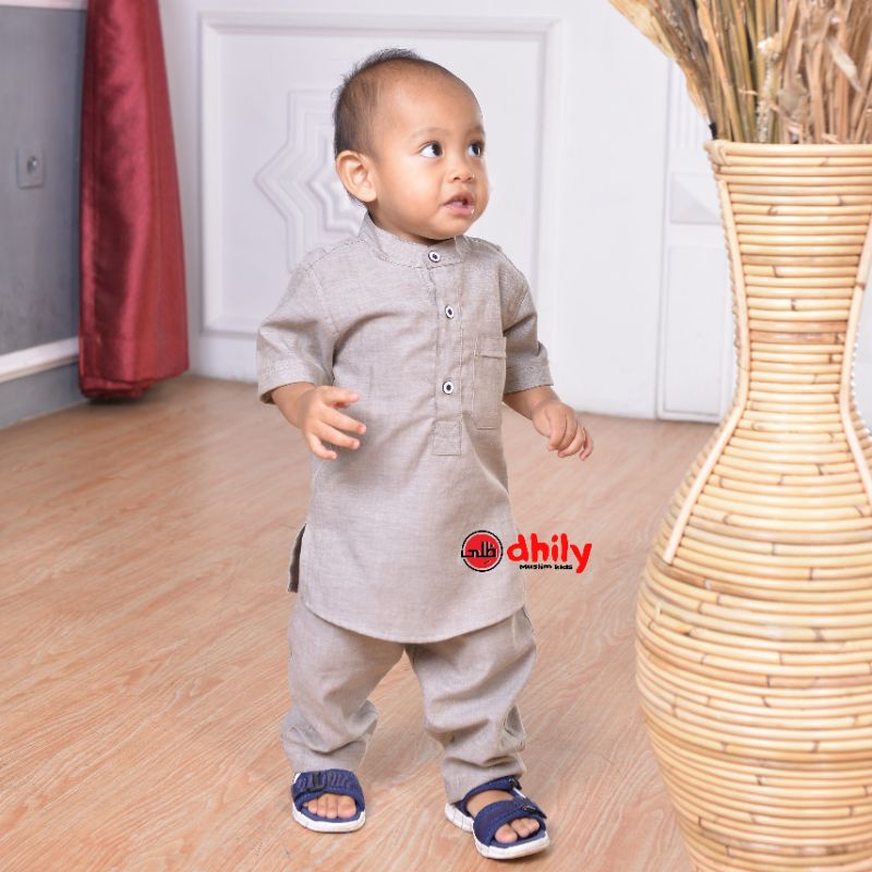 DHILY - BAJU KURTA KOKO ANAK RAMA, Baju Koko Couple Ayah Anak