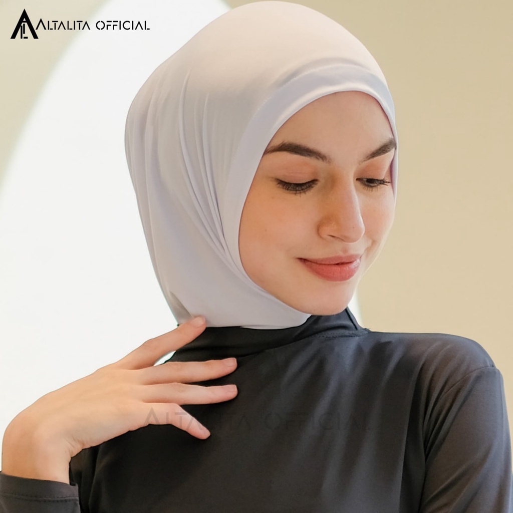 Altalita - Baju Manset Lengan Panjang Wanita Bahan Jersey Adem Tebal Premium | Inner Baju Basic Polos Tangan Panjang | Mangset Baju Dalaman Wanita Lengan Panjang Bahan Kaos Jumbo