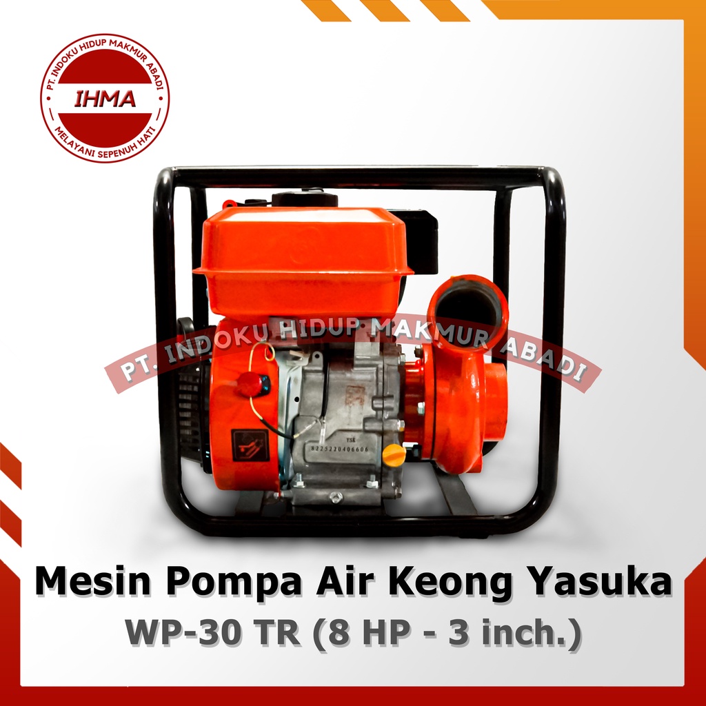 Mesin Pompa Air Keong Yasuka WP 30 TR (8.0 HP 3 inch.) - Water Pump
