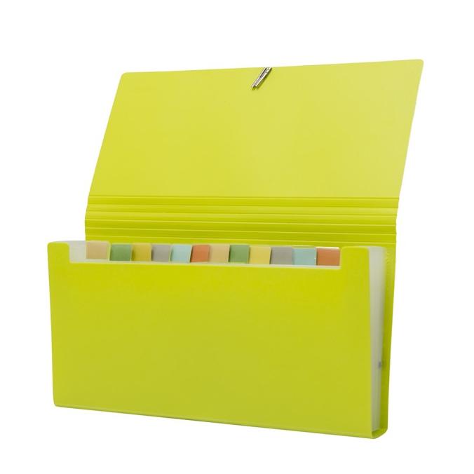 

Bantex Expanding File Cheque (12 Pockets) Lime #8811 65