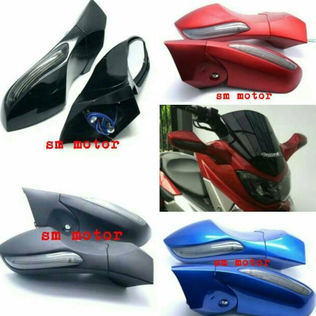 sepasang spion lipat nmax old spion body variasi motor nmax spion lipat nmax old