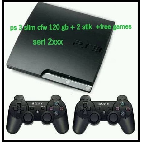 [Game/Console] Sony Ps3 Ps 3 Playstation 3 Slim 120Gb Cfw Seri 20Xxx