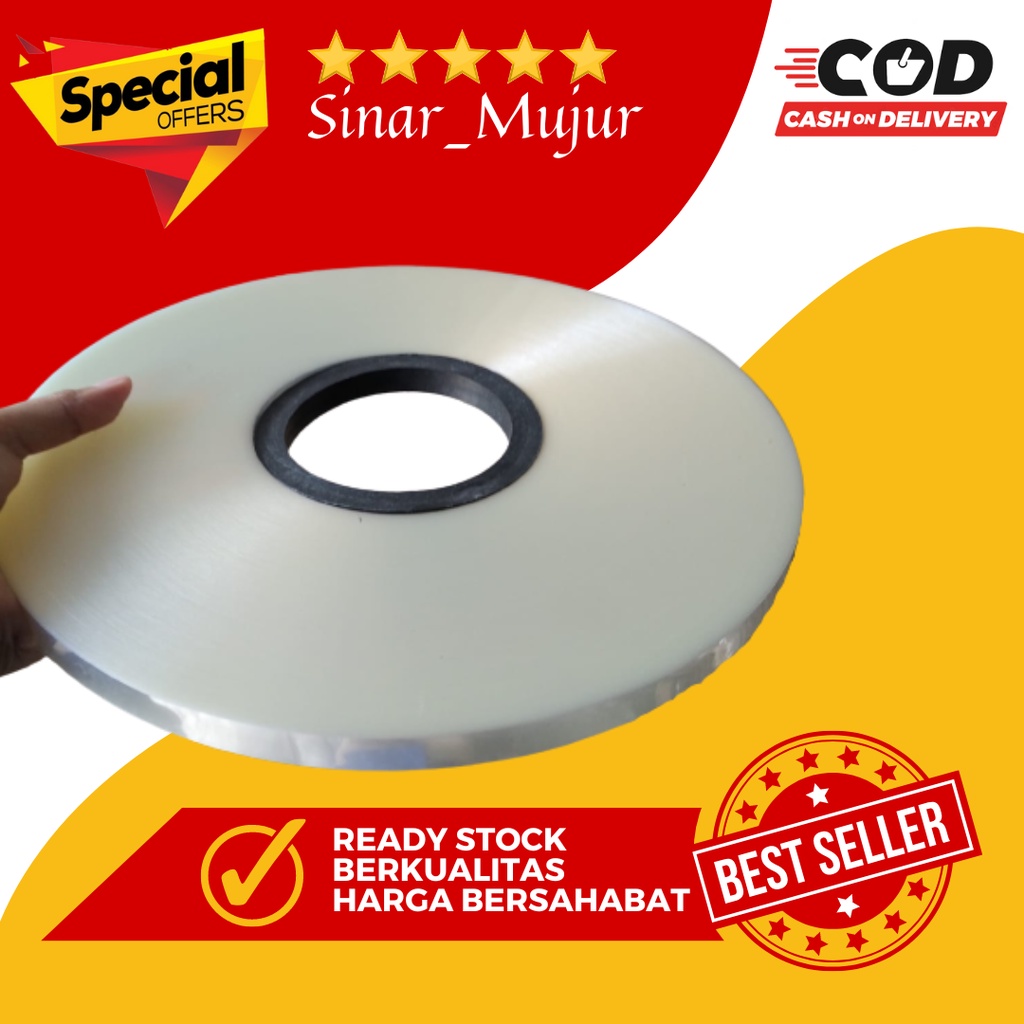 Mika Potong Bening / Mika Trafo Toroid (0,075mm x 12mm) dapat 3 pcs