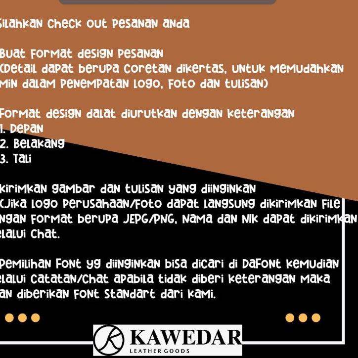 

Model Baru Gantungan ID Card - ID Card Holder Kulit Asli - Name Tag Kulit Asli