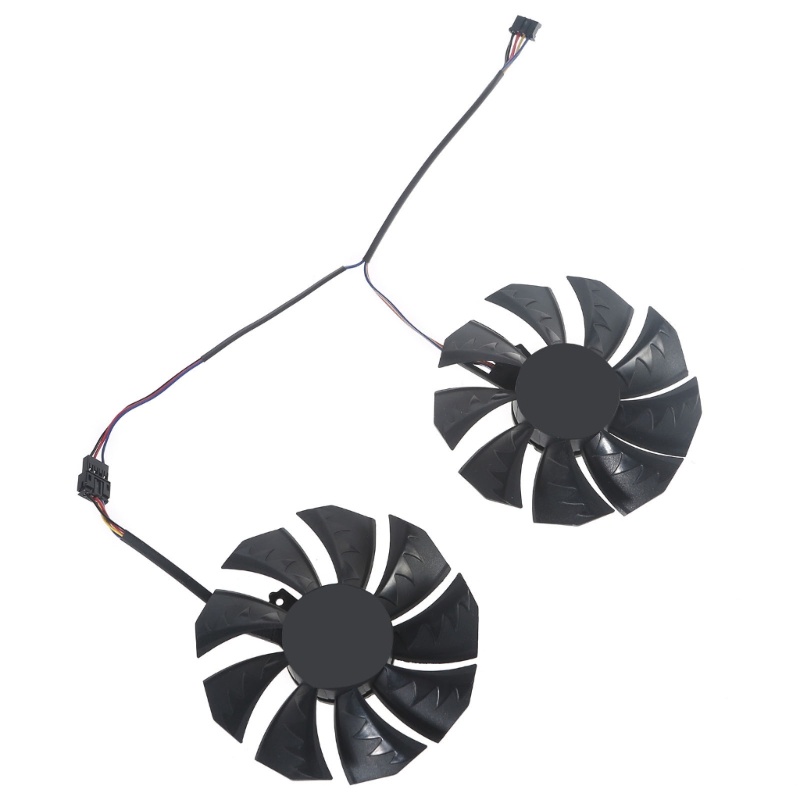 Bt Kipas VGA Efisien Tinggi Graphics Card Cooling Fan Untuk Warna Warni GeForce Rtx3060Rtx3060Ti Rtx3070 12V 4Pin, 85mm 75