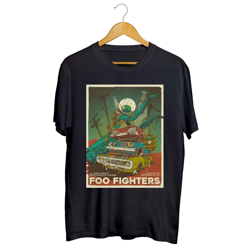 Kaos Band Foo Fighters Car / Rock / Metal / Kaos Band Rock N Roll