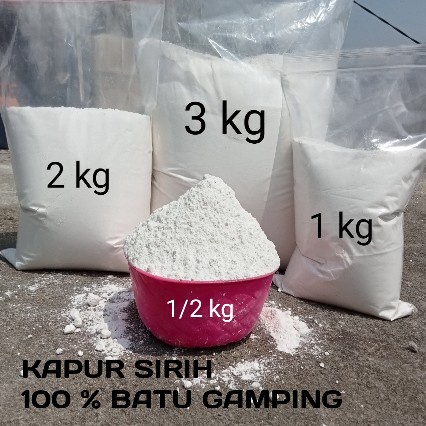 

( 1 kg ) KAPUR SIRIH Ca( OH )2 / KAPUR SIRIH 100 % BATU KAPUR GAMPING