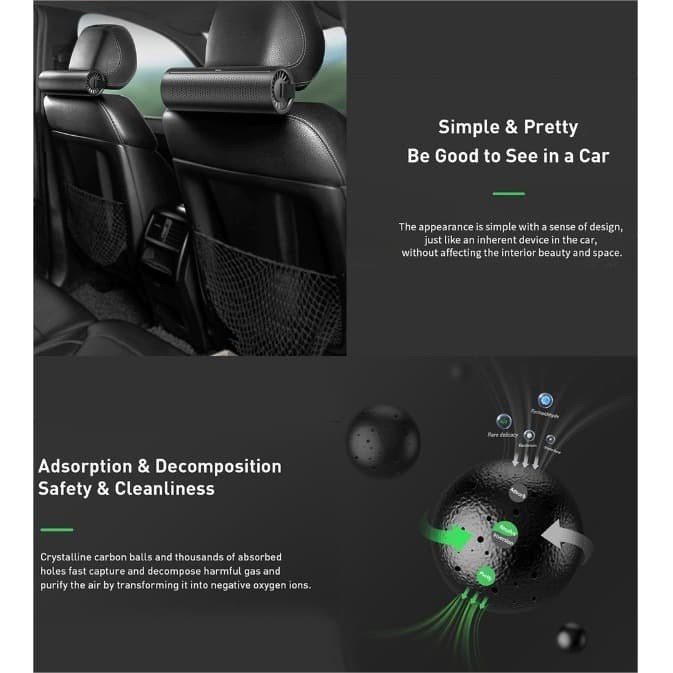 Baseus Original Ecological Car Charcoal Purifier Arang Penyegar Pembersih Udara Mobil Active Carbon Karbon Aktif