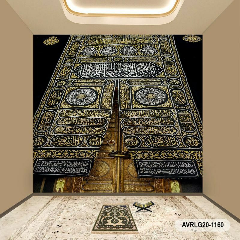 Wallpaper Custom Motif Pintu Kakbah Wallpaper Kakbah Mekkah Wallpaper Dinding Motif Pintu Kabah Wall