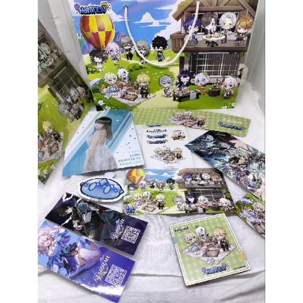 Hoyofest 2022 Full Set Goodie Bag