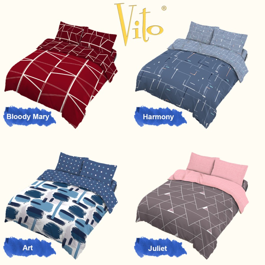 BEDCOVER VITO 180 X 200 (Sprei Flat)