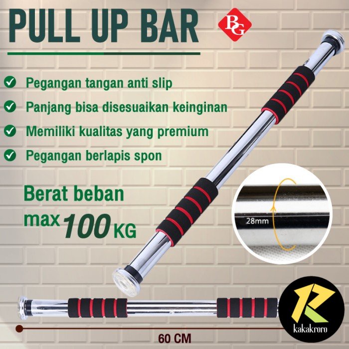 B&G SPORT PULL UP BAR&PULL UP -ALAT FITNESS MURAH