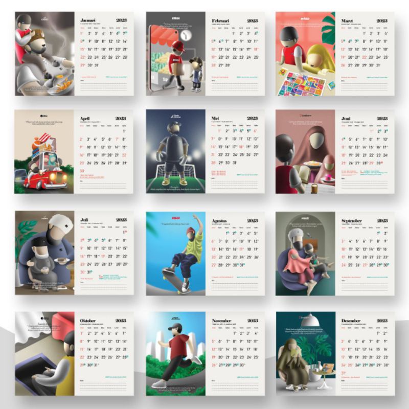 KALENDER DAKWAH KALENDER ISLAM KALENDER MASEHI KALENDER DINDING HIJRIAH COD