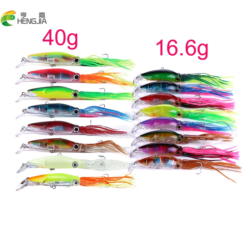 50pcs / lot Umpan Pancing Cumi-Cumi / Udang Jig Hook Bahan Silikon