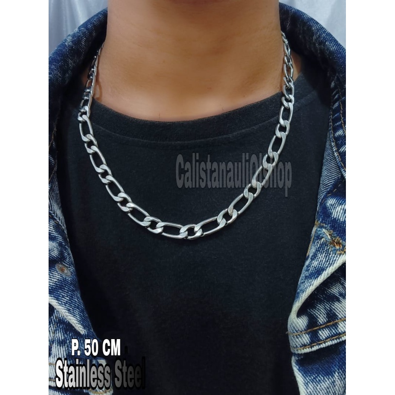 KALUNG COWO RANTAI MEDIUM PERHIASAN EMAS KOREA ANTI KARAT DAN ANTI LUNTUR