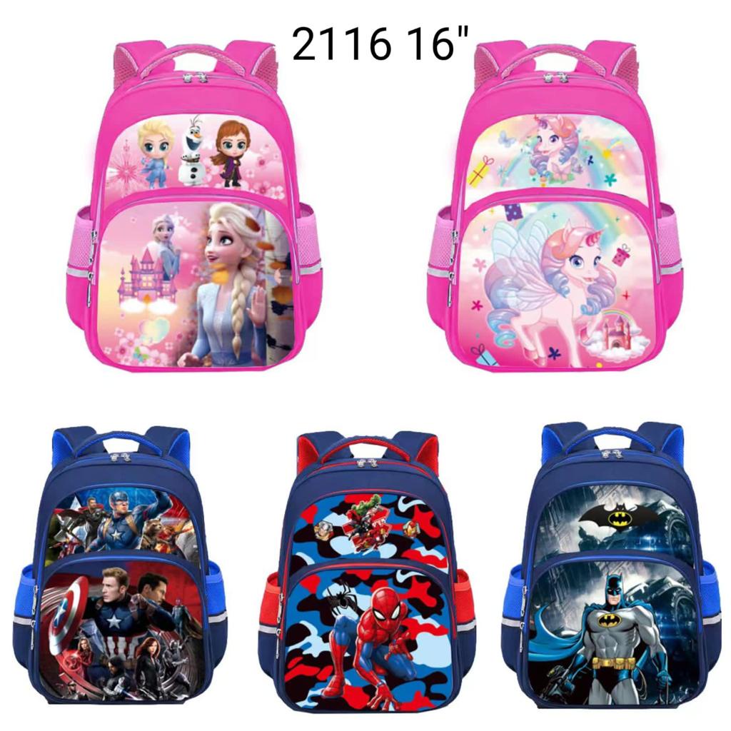 Tas Sekolah SD Ransel Anak Laki-Laki Karakter Timbul Tas Anak Import 3D Emboss Waterproof