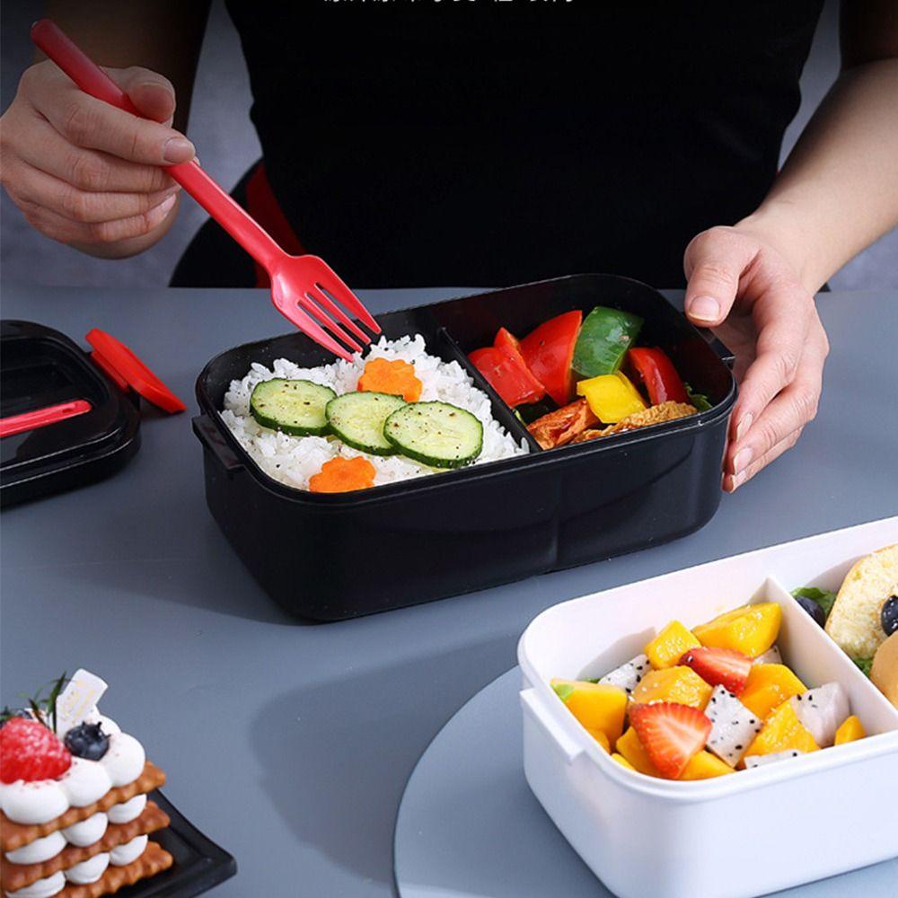 Preva Lunch Box Mudah Dibersihkan Microwave Kapasitas Tinggi Bento Box