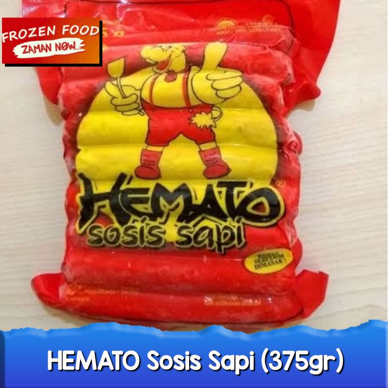 

Sosis Sapi Hemato 375gr isi 15