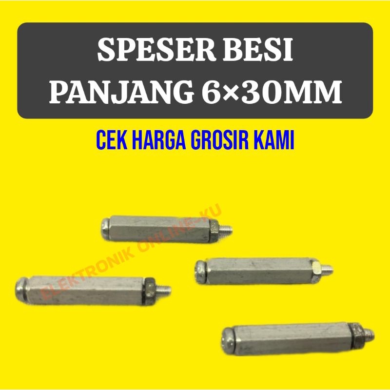 SPESER BESI PANJANG 6×30MM