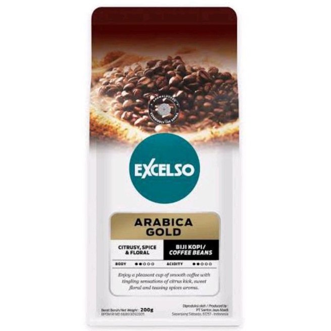 

EXCELSO ARABICA GOLD COFFEE POUCH 200g