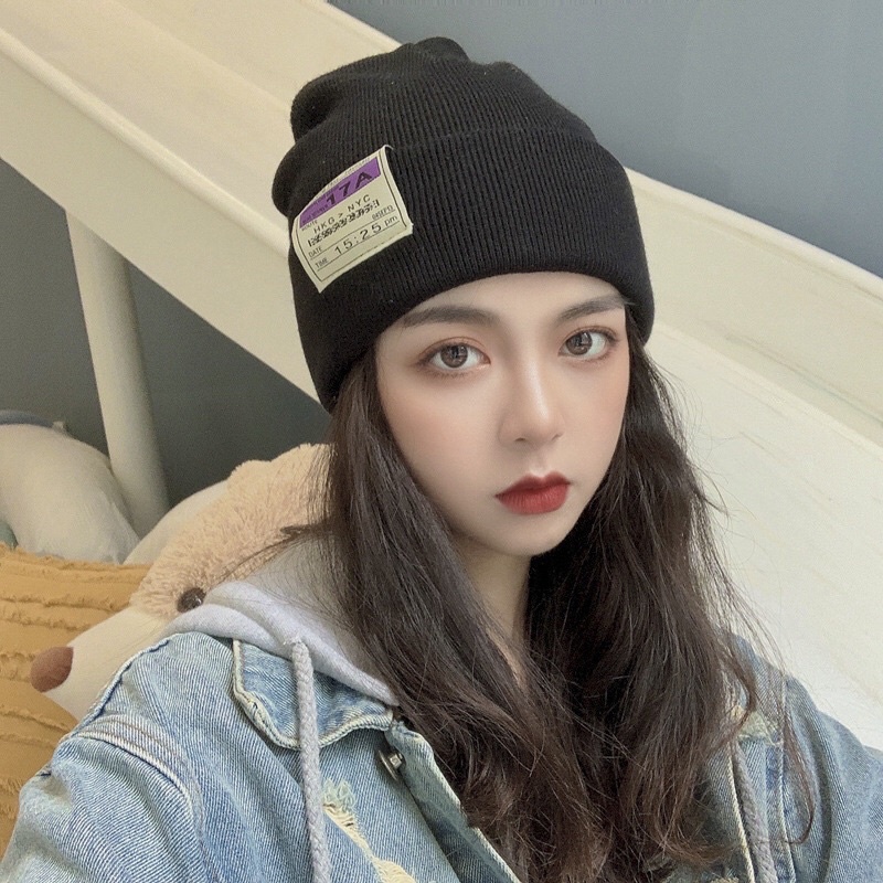 Topi BARET RAJUT Topi Dewasa Knitted Hat Casual Korea Fashion Beret CAHAYA  S84