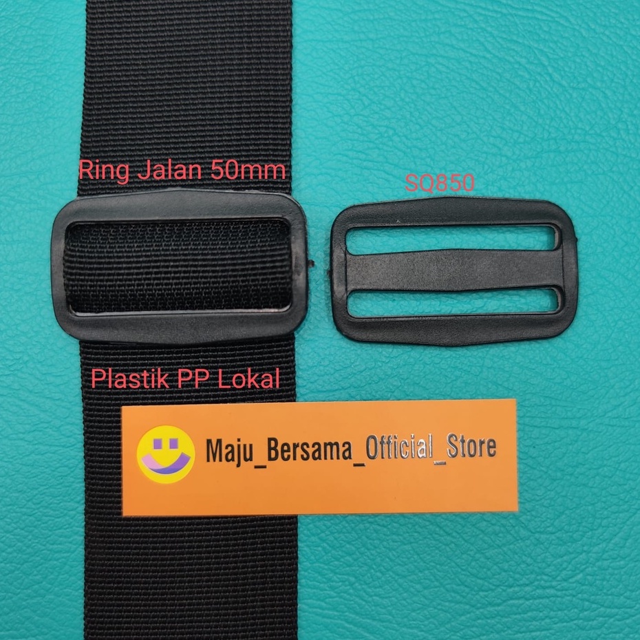 Buckle Plastik PP Lokal - Ring Kotak &amp; Jalan 38mm/50mm - SW1