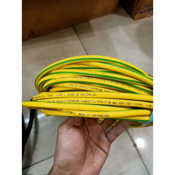 kabel nyaf 16mm supreme kabel listrik serabut per meter