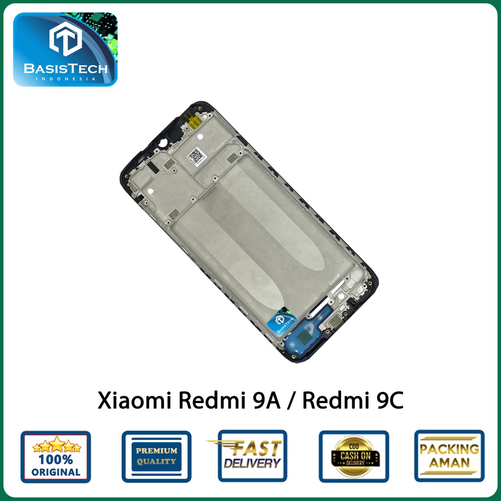 FRAME TATAKAN LCD XIAOMI REDMI 9A REDMI 9C ORIGINAL QUALITY