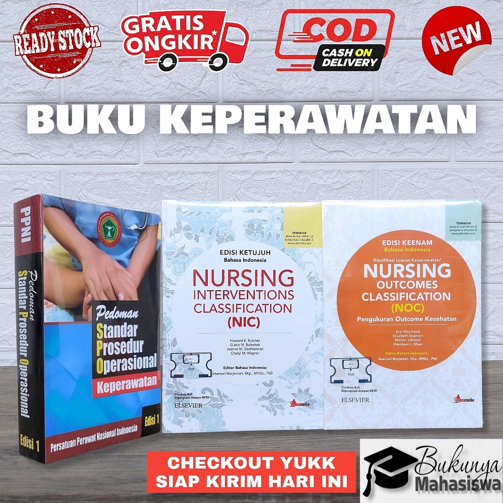 Jual BUKU KEPERAWATAN DASAR NIC NOC TERBARU | Shopee Indonesia