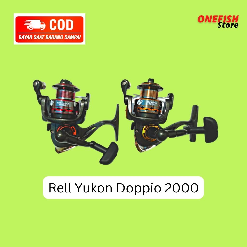Reel Pancing Yukon Doppio 2000 Murah 8 Ball Bearing