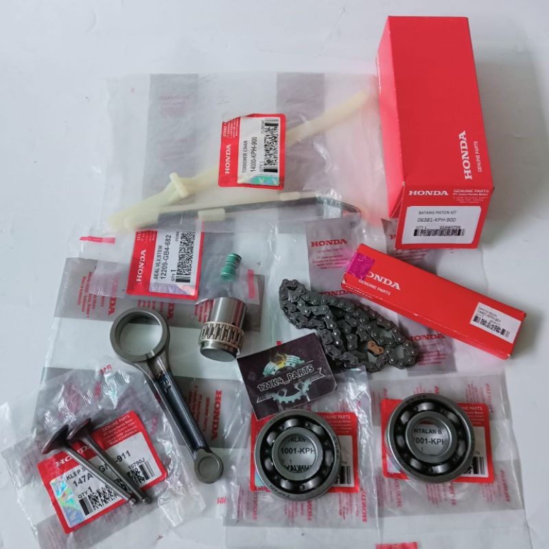 Paket Stang Seher (7 Pcs)Honda Kharisma Supra X 125 KPH Original