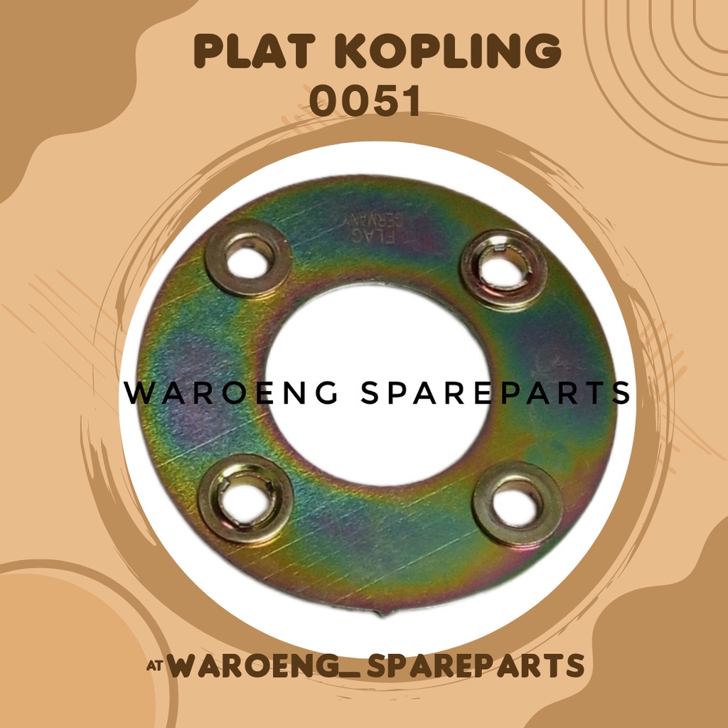 WAROENG SPAREPARTS - Denso Plat Kopling 092460-0051 / Plate coupling 092460-0051 / Plat Kopling Plat