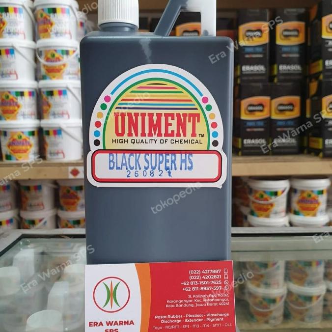 

bibit pewarna / pigment warna Uniment Black Super HS @1Kg