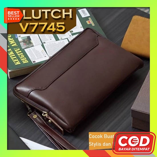 Terlaris Tas Tangan / Tas Genggam Rhodey Dompet Kulit Clutch Bag Pria / Wanita Tanpa Tali Balera Tas