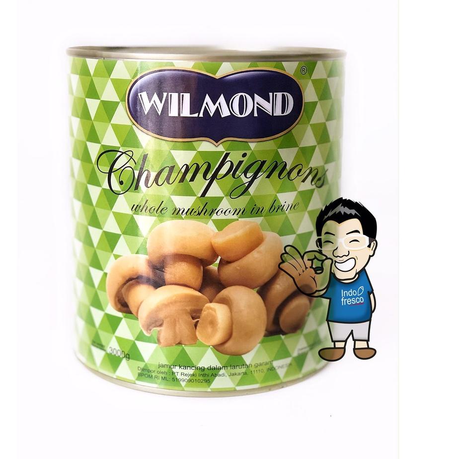 

ARTN3z3Y--Wilmond Champignons Whole Mushroom In Brine Canned- Jamur kaleng 3Kg