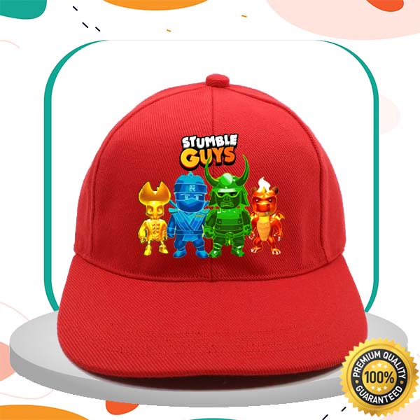 TOPI ANAK ANAK MOTIF STUMBLE GUYS BASEBALL UNISEX