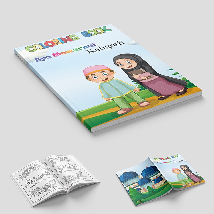 

Buku Mewarnai KALIGRAFI Buku Gambar Anak TK PAUD