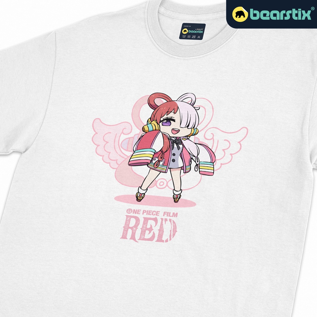 SHINZO - Tshirt Uta Chibi - Baju One Piece - Kaos anime Streetwear - Baju Red Movie