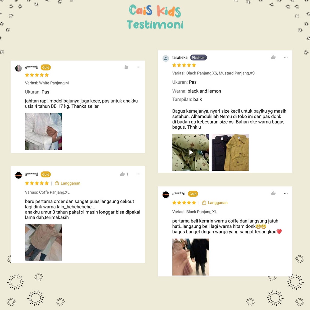 Kemeja anak casual Deon Lengan Panjang bahan lacoste premium S-XL by Cais Kids