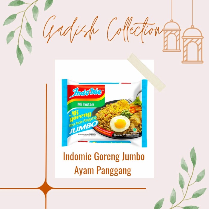 

TERLARIS Indomie Goreng Jumbo rasa Ayam Panggang