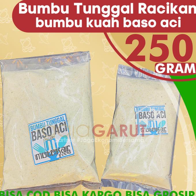 

Kualitas terbaik] BUMBU TUNGGAL BASO ACI 250gr racikan kemasan pouch BISA GROSIR by GAIA