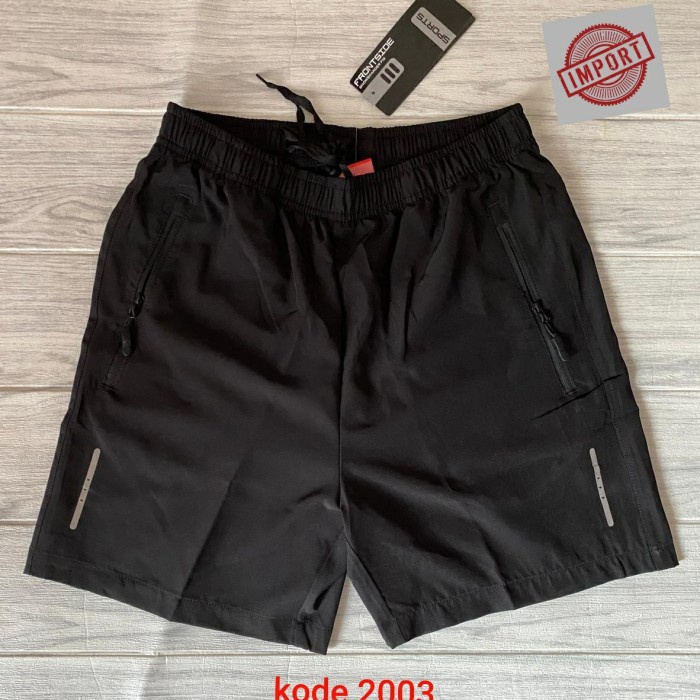Celana Training Celana Pendek Import Parasut Running Gym Futsal Sepeda