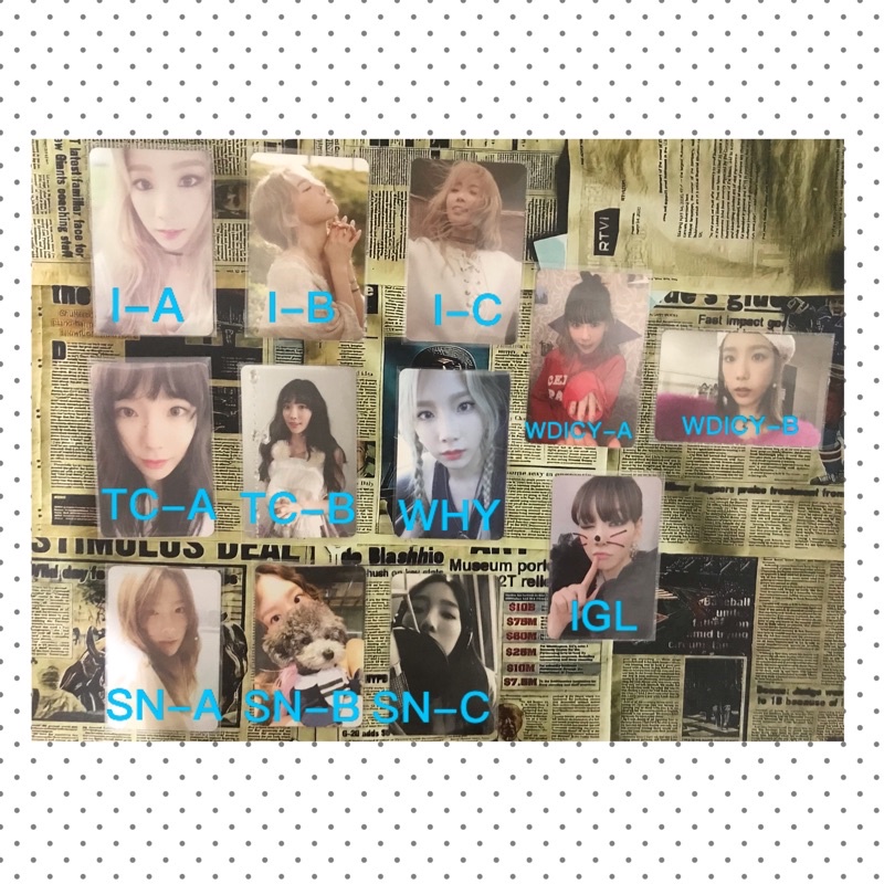 PC PHOTOCARD TAEYEON (SOLO ALBUM)