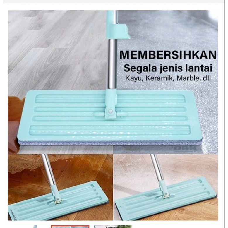 ALAT PEL LANTAI TARIK ULTRA MOP CLEANZE PEMBERSIH LANTAI FLAT MOP MAGIC PUTAR 360 DERAJAT BERKUALITAS