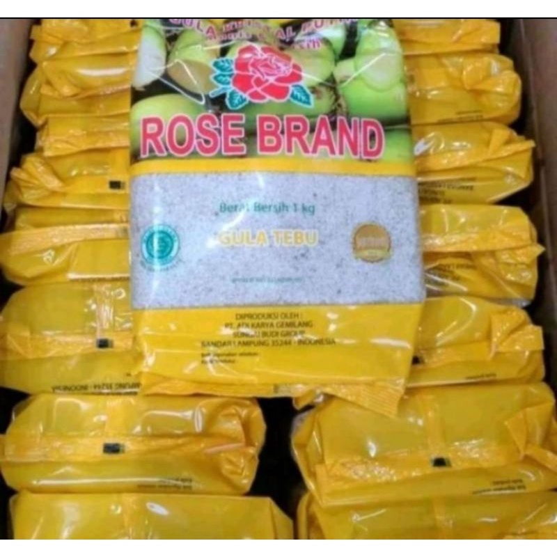 

Rose Brand gula pasir kemasan 1kg