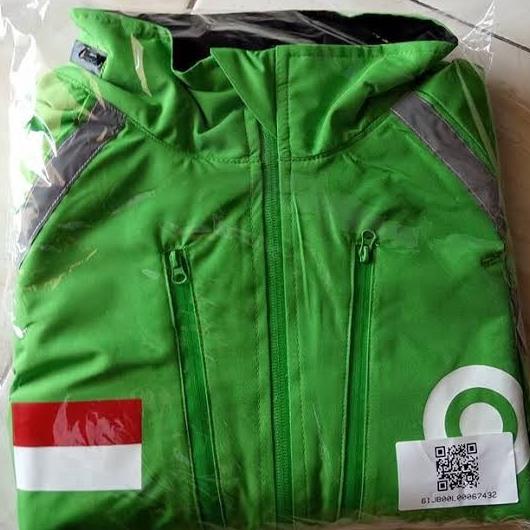 READY [BISA COD] Jaket Gojek Logo Terbaru Original Asli Garuda Super Resmi Kantor DSU