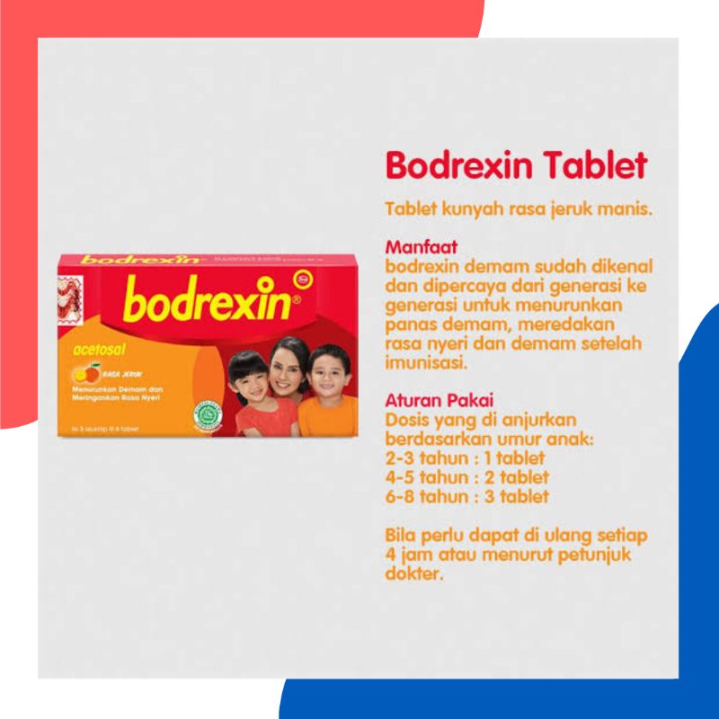 bodrexin obat pereda demam &amp; nyeri anak